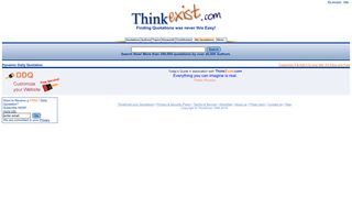 thinkexist.com screenshot