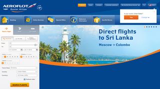 aeroflot.ru screenshot
