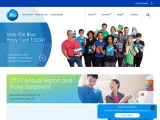 pg.com screenshot