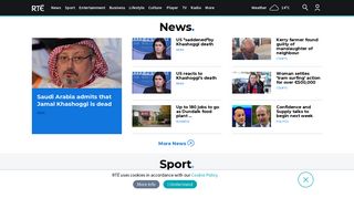 rte.ie screenshot
