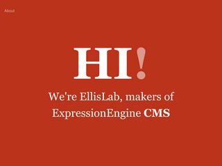 ellislab.com screenshot