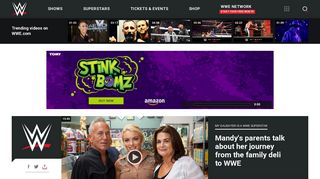 wwe.com screenshot