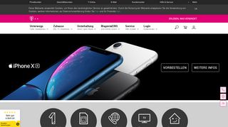 t-mobile.de screenshot