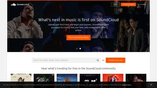 soundcloud.com screenshot