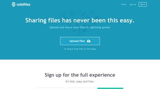 solidfiles.com screenshot