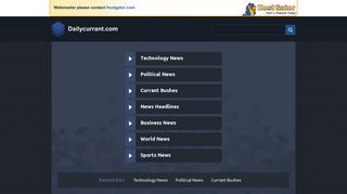 dailycurrant.com screenshot