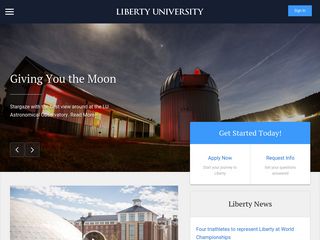 liberty.edu screenshot