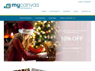 mycanvas.com screenshot