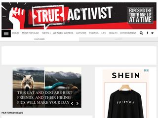 trueactivist.com screenshot