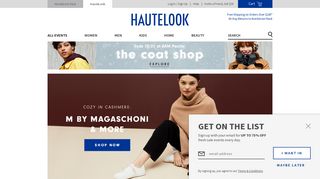 hautelook.com screenshot