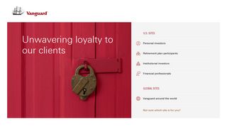 vanguard.com screenshot