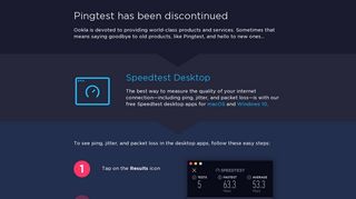 pingtest.net screenshot