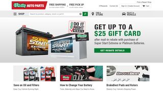 oreillyauto.com screenshot