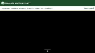 colostate.edu screenshot