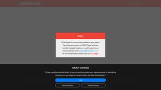 espnplayer.com screenshot