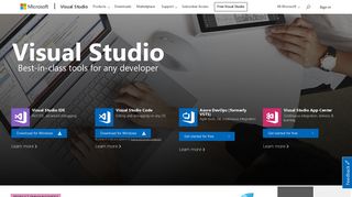 visualstudio.com screenshot