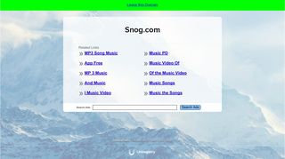 snog.com screenshot