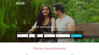 shaadi.com screenshot