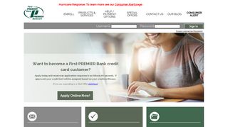 mypremiercreditcard.com screenshot