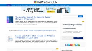thewindowsclub.com screenshot