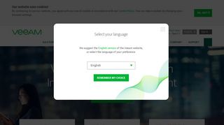 veeam.com screenshot