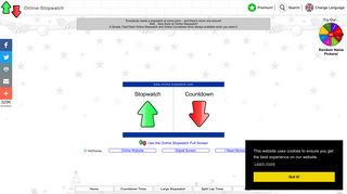 online-stopwatch.com screenshot