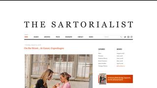thesartorialist.com screenshot