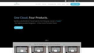 sprinklr.com screenshot