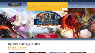 kingsandlegends.com screenshot