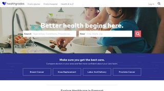 healthgrades.com screenshot