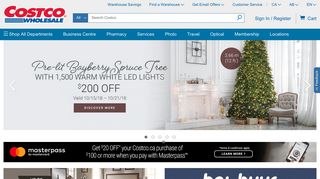 costco.ca screenshot