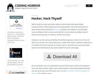 codinghorror.com screenshot