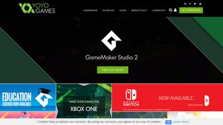 yoyogames.com screenshot