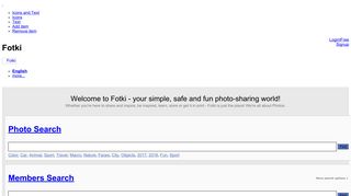 fotki.com screenshot