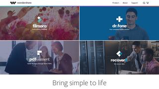 wondershare.com screenshot