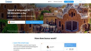 busuu.com screenshot