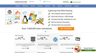 mochahost.com screenshot