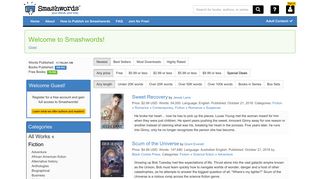 smashwords.com screenshot