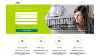xing.com screenshot