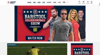 barstoolsports.com screenshot