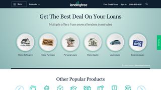 lendingtree.com screenshot