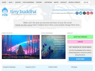 tinybuddha.com screenshot