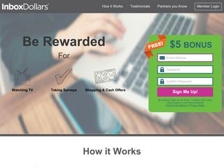 inboxdollars.com screenshot