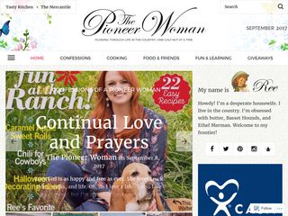 thepioneerwoman.com screenshot