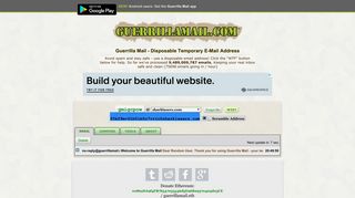 guerrillamail.com screenshot