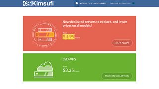 kimsufi.com screenshot