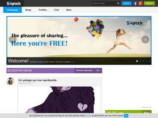 skyrock.com screenshot