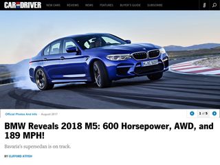 caranddriver.com screenshot