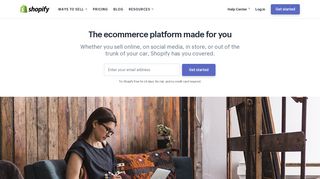 shopify.com screenshot