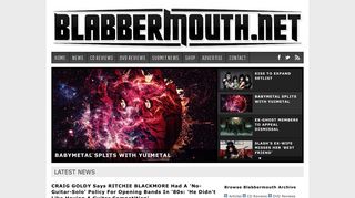 blabbermouth.net screenshot